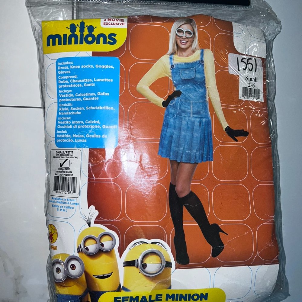 Women's Small Minion Costume